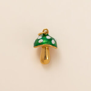 Green mushroom pendant