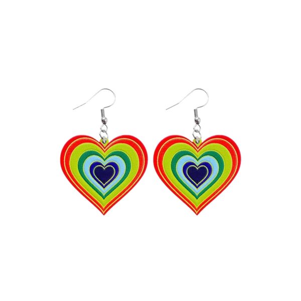 O1CN01bnUxZ92MJfHFvH0qO_2219706609807-0-cib Wholesale Rainbow element colorful heart-shaped earrings