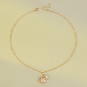 07 kc gold necklace n-983