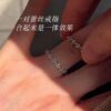 Wholesale Light Lace Flash Diamond Ring Exquisite Design Luxury Ring
