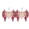 Wholesale Valentine's Day Love Wings Acrylic Earrings