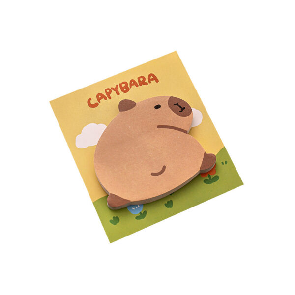 Wholesale Cute cartoon shaped portable capybara sticky note