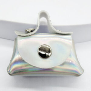 Silver tote bag