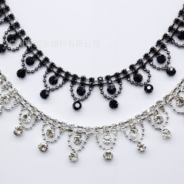 Wholesale Water Diamond Claw Chain Crystal Diamond Chain DIY Patches