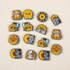 Wholesale 20pcs Sunflower Cartoon Highland Bull Focal Beads