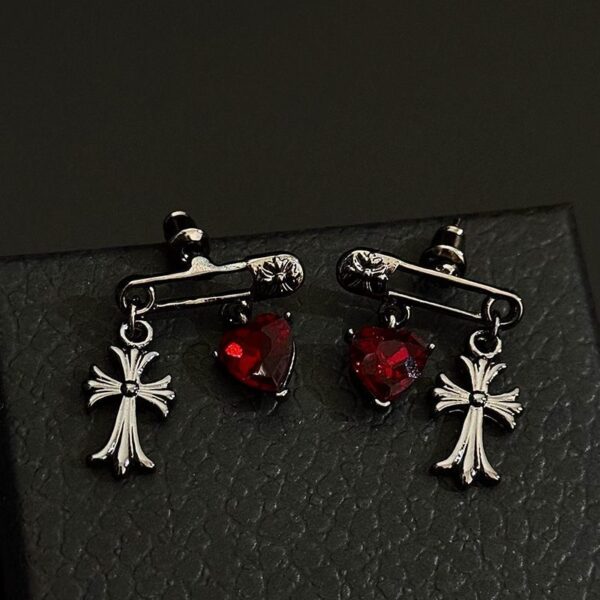 Wholesale Wear two rear hanging star and moon earrings