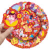 Wholesale 50 Original Graffiti New Year Horse Stickers, Lunar New Year Animal Auspicious Sayings Decorations for Stationery, Journals, Water Bottles, and Desktops