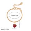 Wholesale Xiyin Explosions New Strawberry Cherry Fashion Sense Bracelet Pendant Color Dropping Fruit Series Bracelet
