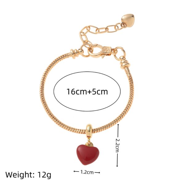 Wholesale Xiyin Explosions New Strawberry Cherry Fashion Sense Bracelet Pendant Color Dropping Fruit Series Bracelet