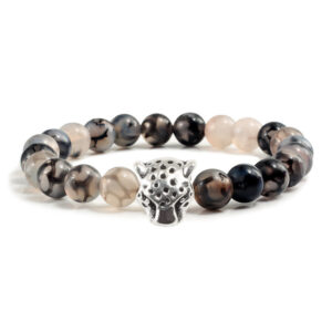 Leopard head silver