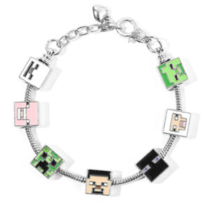 Minecraft bracelet lobster clasp