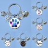 O1CN01c3YTQR1SP3SyXf0ye_2217918182238-0-cib Wholesale Dog Bowl Love My Dog Time Gemstone Keychain Pet Lover Key