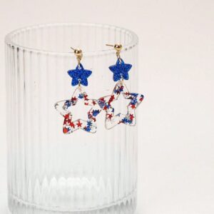 Red-headed hollow five-pointed star