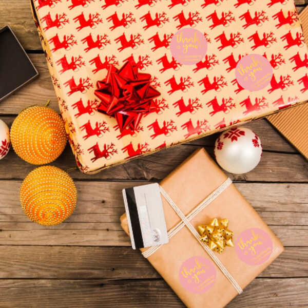 Wholesale holiday baking decoration handmade love sticker