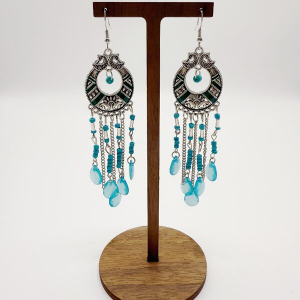 Wholesale Long tassel Bohemian earrings