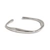 Wholesale Irregular smooth plain ring asymmetric bracelet
