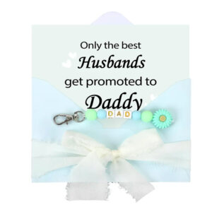 Green Daisy Keychain