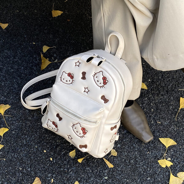 Wholesale Cute Embroidered Cartoon Cat Backpack OLY Exclusive