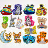 Wholesale Cartoon Dog Cute Animal Embroidery DIY Patches