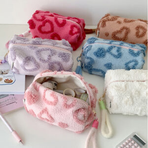 Wholesale Heart Plush Storage Bag