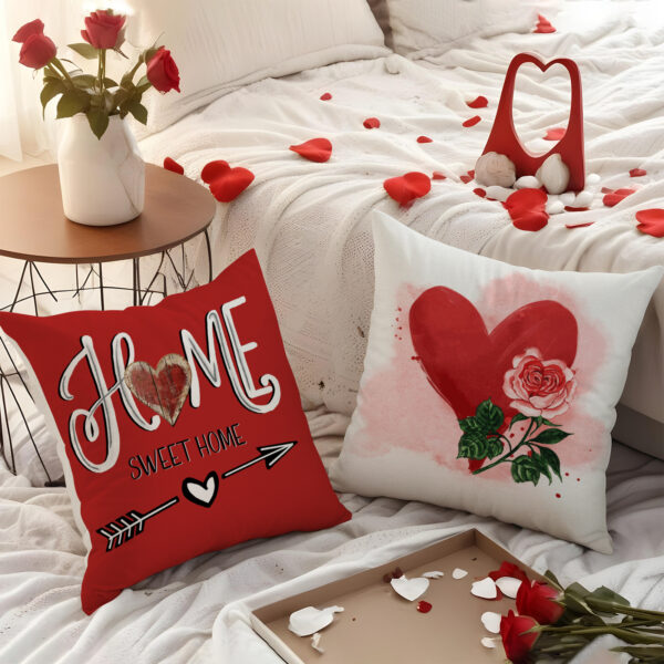Wholesale Valentine's Day Set Pillowcase Red Heart Pillowcase