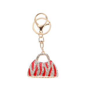 Leopard print bag [red]