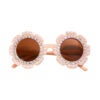 Wholesale Diamond studded children's water diamond flower sunglasses