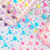 Wholesale Children's Stickers Heart Gemstone Crystal Acrylic Diamond Stickers Heart Decoration Creative DIY Kindergarten Rewards