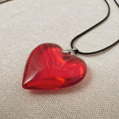 Wholesale Red Bright Love Valentine's Day Necklace