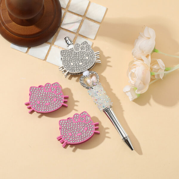 Wholesale 10pcs Card Pen Bead Alloy Cute Beaded Student Creative DIY Beads OLY Exclusive