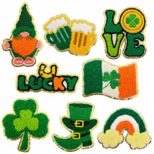 Wholesale St. Patrick's Day Lucky Clover Beer Embroidery DIY Patches