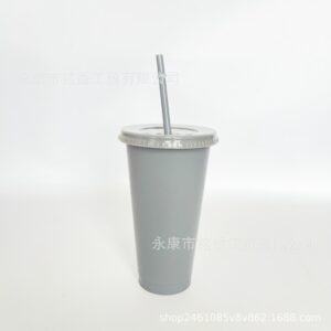 710ml straw cup#7 gray / 24OZ/710ML
