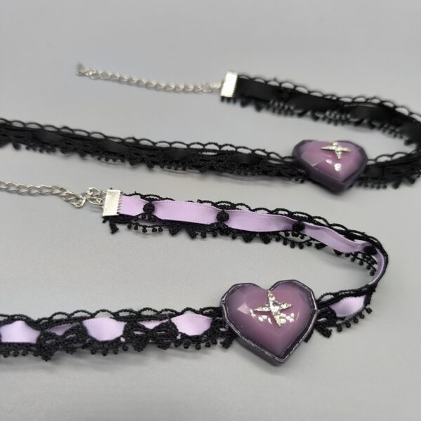 Wholesale Love lace cross, sweet and cool collarbone chain