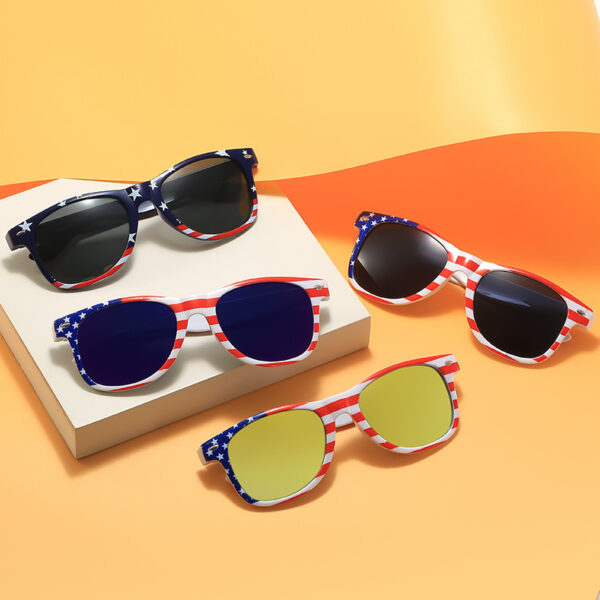 Wholesale Mi Ding style Independence Day flag party sunglasses