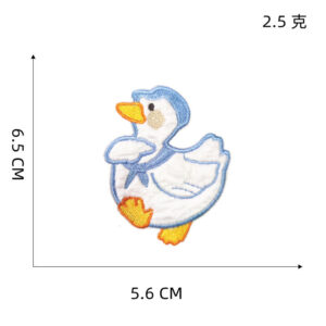 Forward Duck -7#* plush self-adhesive cloth stickers