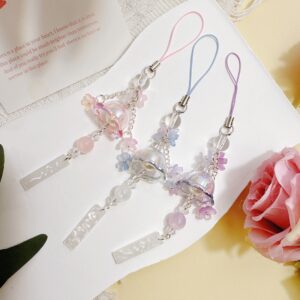 O1CN01cWIwLL1NqT2UdhNTR_2209112661621-0-cib Wholesale Creative Jellyfish Wind Chime Glass Lily Flower Keychain