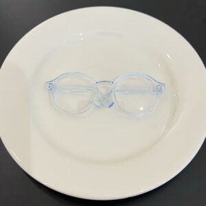Large blue glasses
