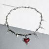 Wholesale Girl Wind Love Sword Thorn Necklace