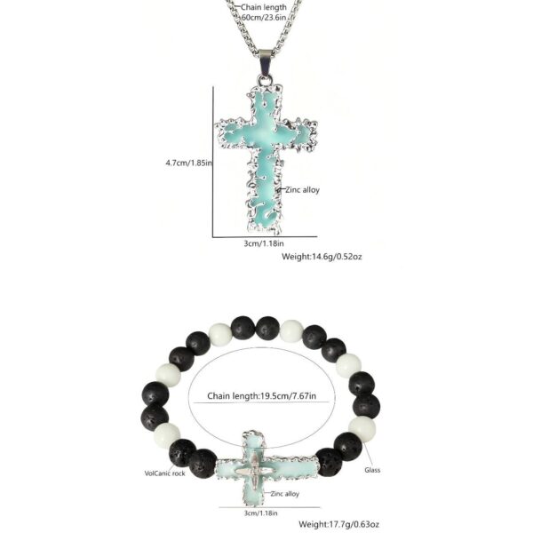 Wholesale Luminous cross necklace