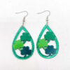 O1CN01cd0Hhv1UL3FuzQApI_2220508632500-0-cib Wholesale St. Patrick's Day rooster and hen heart-shaped acrylic earrings