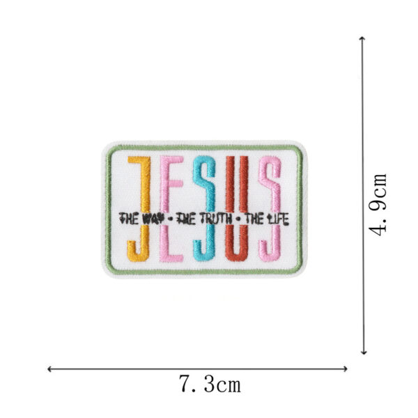 Wholesale Bible ironing embroidered patch cloth