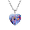 Wholesale Cute cartoon girl love necklace