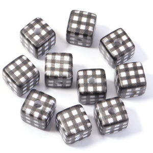 Color plaid black / Size 14mm, aperture 3.8mm