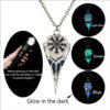 O1CN01ckEAZF2IVKhVgKsE2_3919529291-0-cib Wholesale Viking raven skull eagle beak glow-in-the-dark necklace