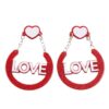 O1CN01ckdAkF1T3MGV9H19B_2677772326-0-cib Wholesale Valentine's Day love Acrylic Earrings