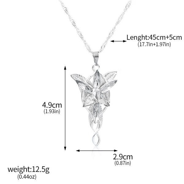 Wholesale The Lord of the Rings Star Necklace Elf Princess European and American Fashion Pendant
