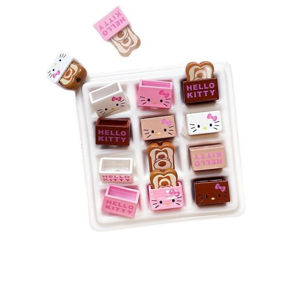 O1CN01cqxFck1Rx7H3T5q1o_2200763052177-0-cib Wholesale Kitten Sliced Toast Beaded Letter Box through Hole Acrylic Beads DIY Handmade Aessories Materials