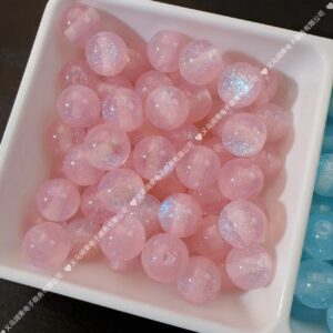 12mm hole 2.0mm pink / Starry sky cat eyes