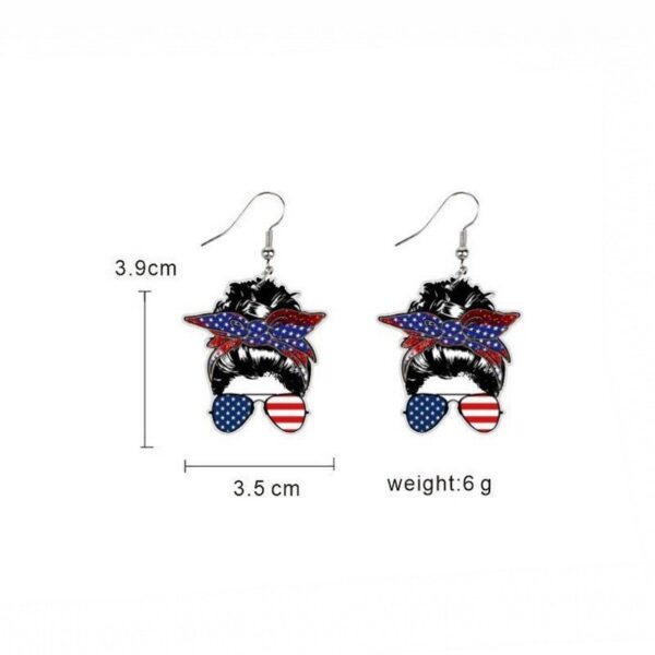 O1CN01cuuHkD2B5xeRAp7zx_2219808268288-0-cib Wholesale Independence Day Butterfly Cow Finger Eagle Pendant Earrings