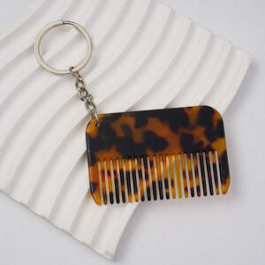 4#Rectangular comb (about 6.8cm*4.5cm 11g) / Silver buckle